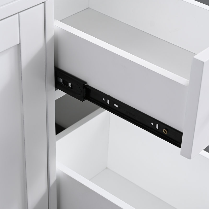 36'' Single Bathroom Vanity Base Only in White