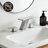 Widespread Bathroom Faucet 3 Hole, 2-Handle Bathroom Sink Faucet with Drain Assembly-120542226