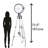 Chaplin 73.5'' H Metal Floor Clock with Adjustable Chime Volume