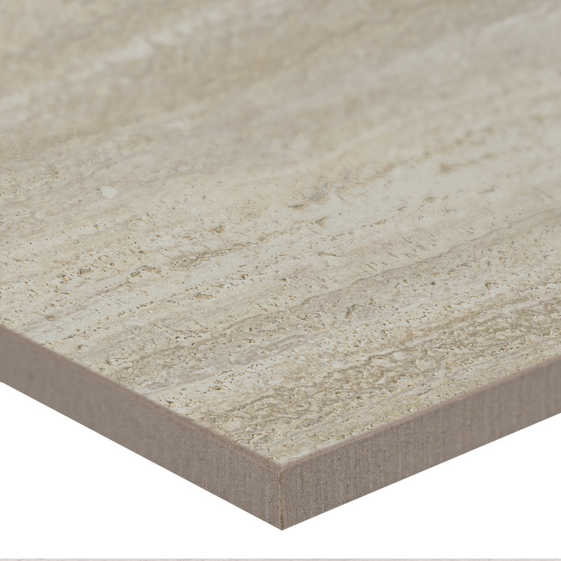 Rosano 24 in. x 48 in. Matte Porcelain Stone Look Floor and Wall Tile, Velina