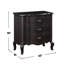 Table de chevet 3 tiroirs Aeryona