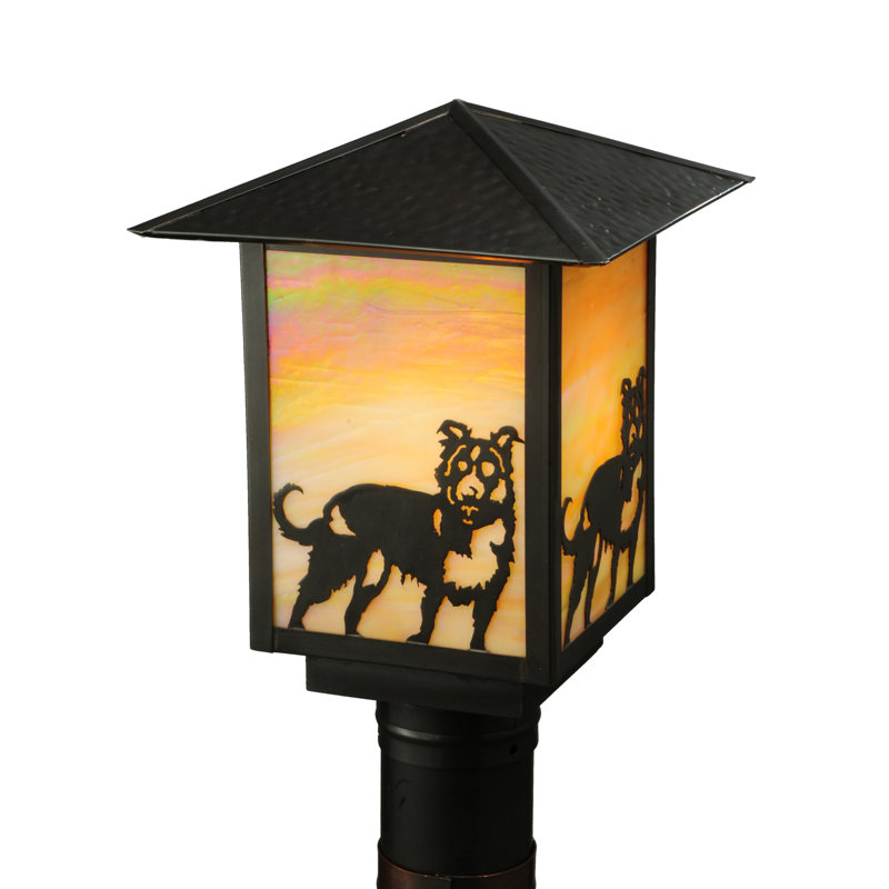 Tête de lanterne à 1 lumière Seneca Dog
