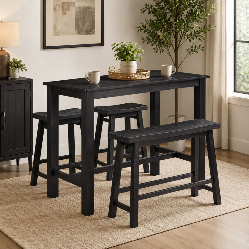 Table bistro Sonoma - gris anthracite, Gris anthracite