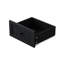Grand îlot de cuisine roulant avec abattant, prise de courant, supports de rangement internes, 5 supports latéraux ouverts, 2 tiroirs, une tablette réglable-2122245127
