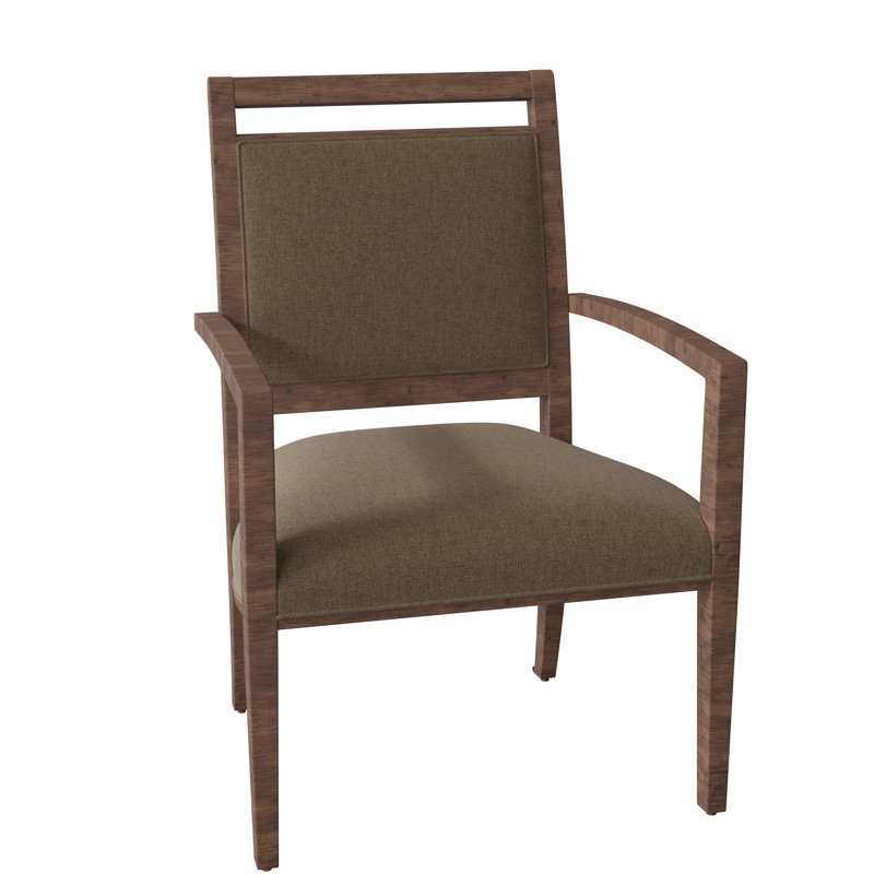 Preston Upholstered King Louis Back Arm Chair, Tobacco, 2018 Snow