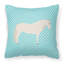 Coussin décoratif extérieur carré à contrôle cheval-48709706-23813301