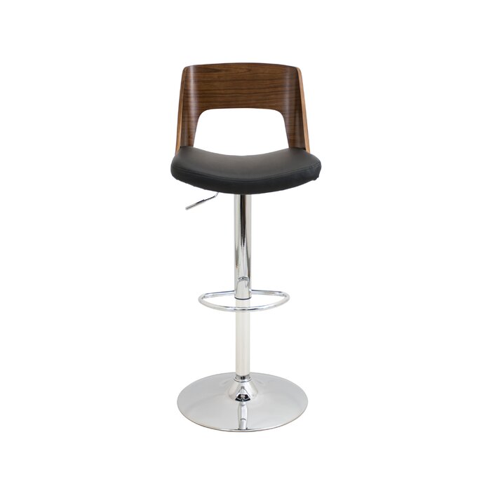 Corrigan Studio® Swivel Adjustable Height Bar Stool & Reviews | Wayfair