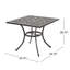 Outdoor Square Cast Aluminum Dining Table