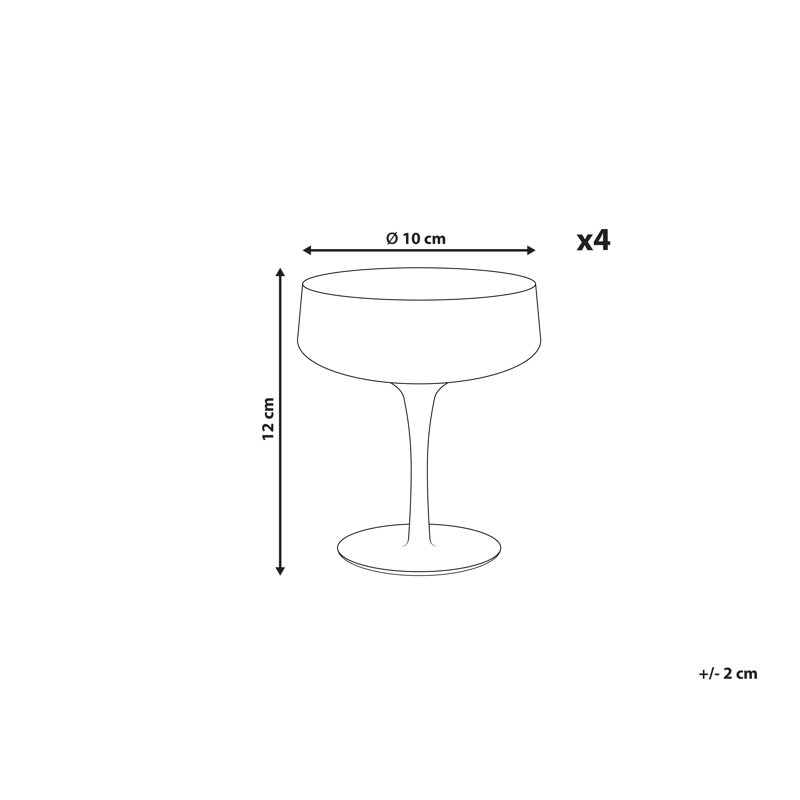 Dectrick 170ml Handmade White Wine Glass Set