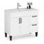 Ensemble de meuble-lavabo flottant mural moderne 40 "avec lavabo en céramique Modern