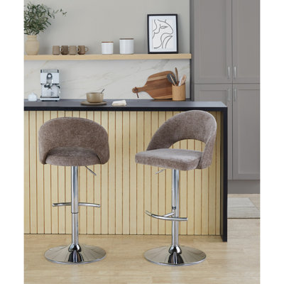 Tabouret de bar réglable avec pivot