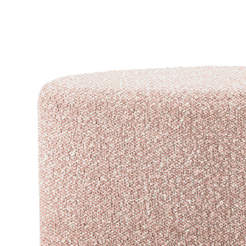 Tadiwa Upholstered Ottoman, Blush