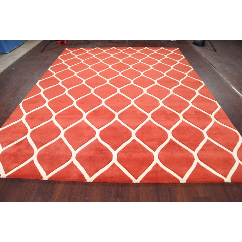 Wool Geometric Indoor Rug