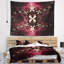 Tapisserie de motif fleur abstraite abstraite-28498468