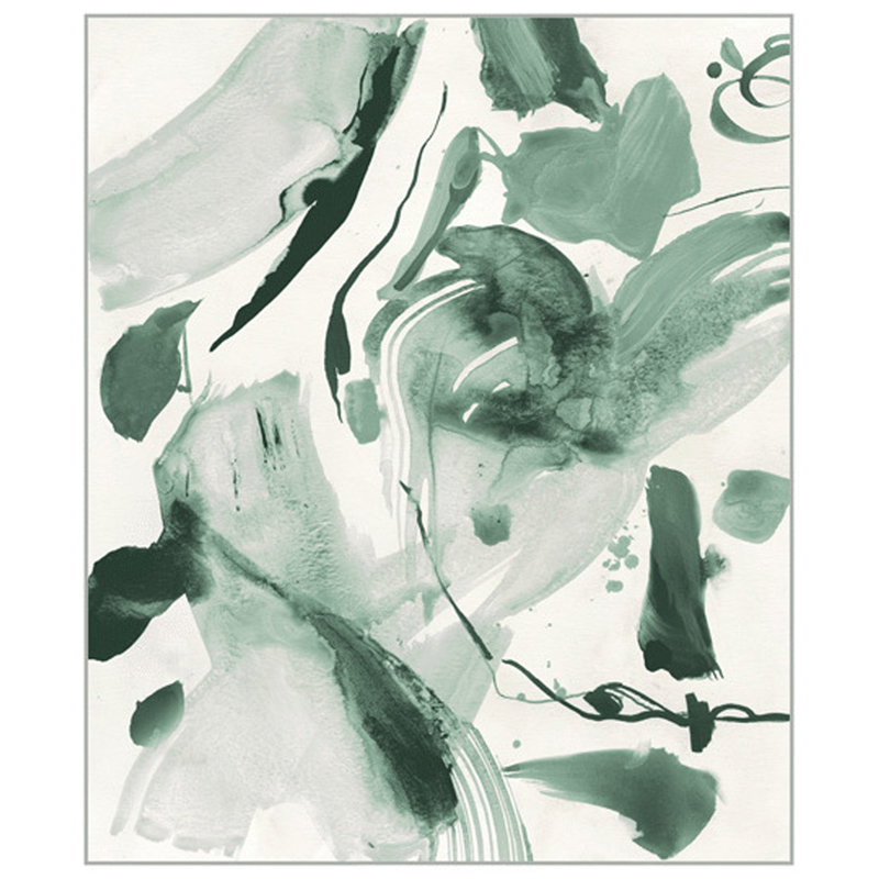 Green Terrazzo 2 Painting by Thom Filicia, Green