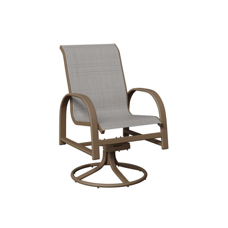 Chaise berçante berçante pivotante Berlin Gardens, Argile, Charm platine