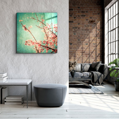 Superbe peinture décorative en verre trempé 23,6 po x 23,6 po | 100% verre trempé, épaisseur: 0,16 pouce | Impression UV pour des couleurs éclatantes | Art mural parfait pour la décoration de la maison ou du bureau, design moderne et élégant