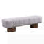 Banc de salle à manger rembourré-118630626