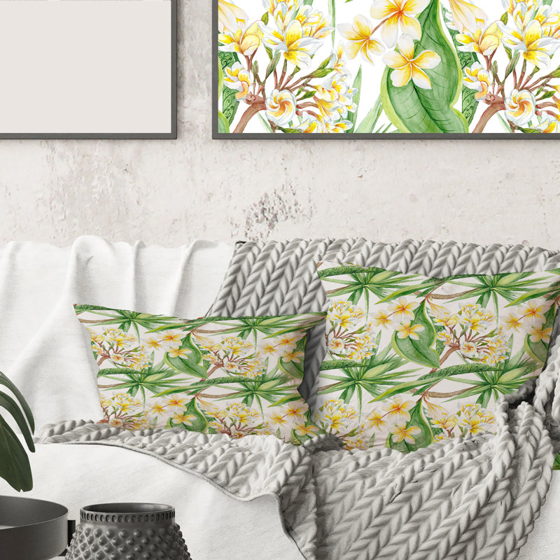 Floral Throw Pillow