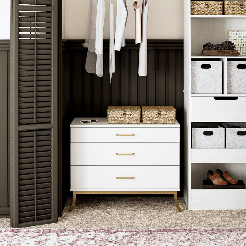 Commode 3 tiroirs pour chambre à coucher
