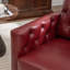 Fauteuil pivotant en cuir véritable Azib-895197513