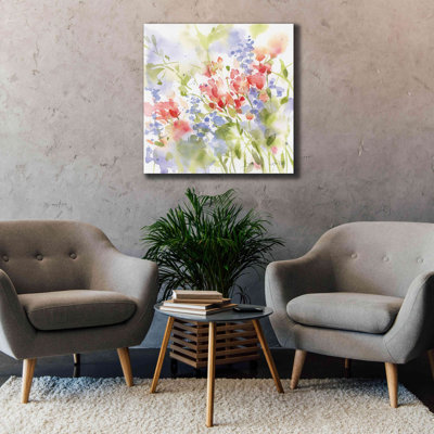 «Spring Meadow II» par Katrina Pete, estampe numérique sur toile