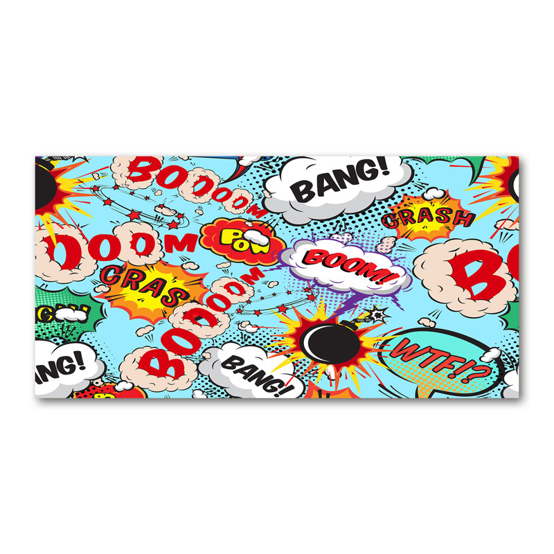 Comic Book - Wrapped Canvas Print