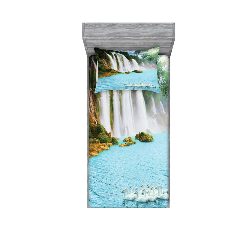 Microfiber Sheet Set, Twin XL Sheet Set with Fitted Sheet