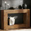 Canapé d'entrée moderne, console en bois-805910404