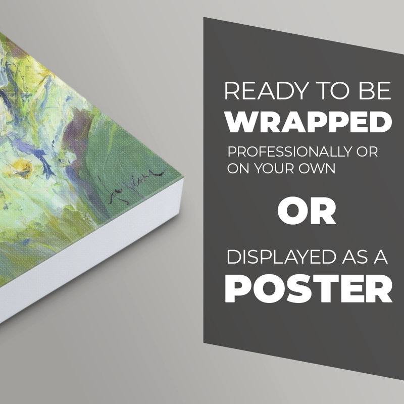 Bold Flourish II - Impression sur toile seulement - NON CADRE