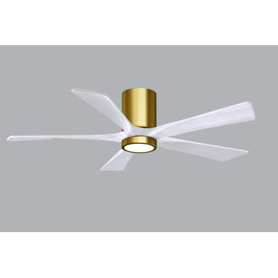 Irene Flushmount Light Kit 5 Blade LED Ceiling Fan