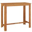 Ensemble de bar 7 pièces Wildon Home® en bois massif noir d'acacia et de rotin poly-1890352424-1890352425