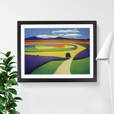 Extravagant Bluebell Field - Single Picture Frame Painting