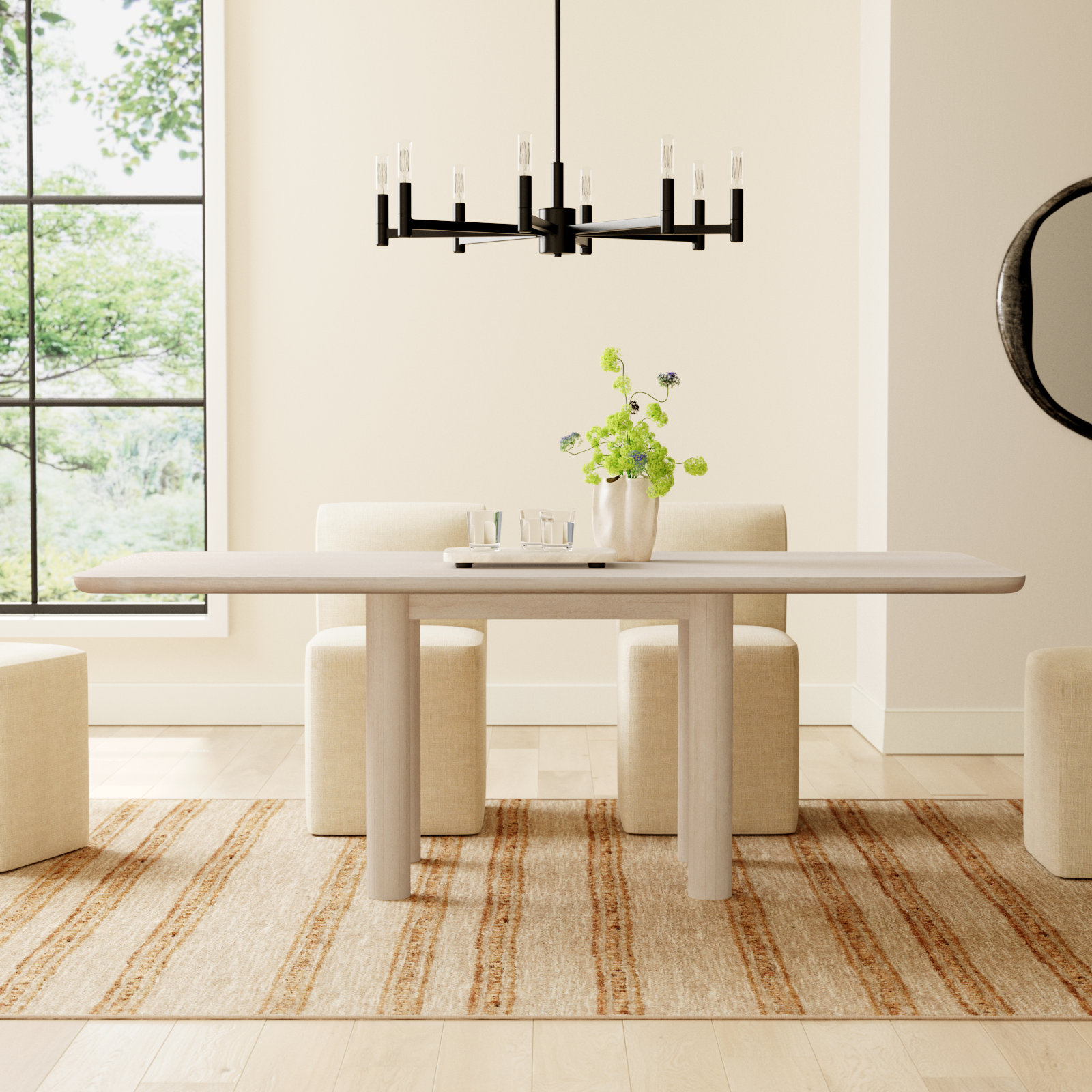 84" Ash Dining Table
