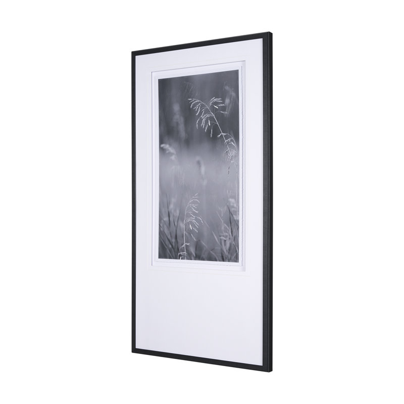 «Summer Light II», reproduction d'art encadrée et texturée encadrée à la main, Lumière d'été I