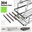 Serviteur de douche en acier inoxydable Noll-972509605