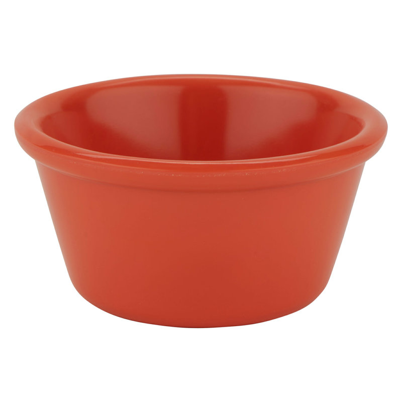 GET Plat de cuisson en mélamine et ramequin, Rouge