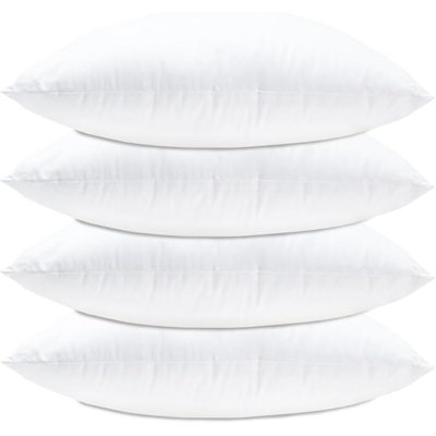 Aalilah Plaid White Square Cushion Pad