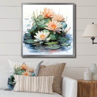 Blooming White Lilies - Lily Wall Art