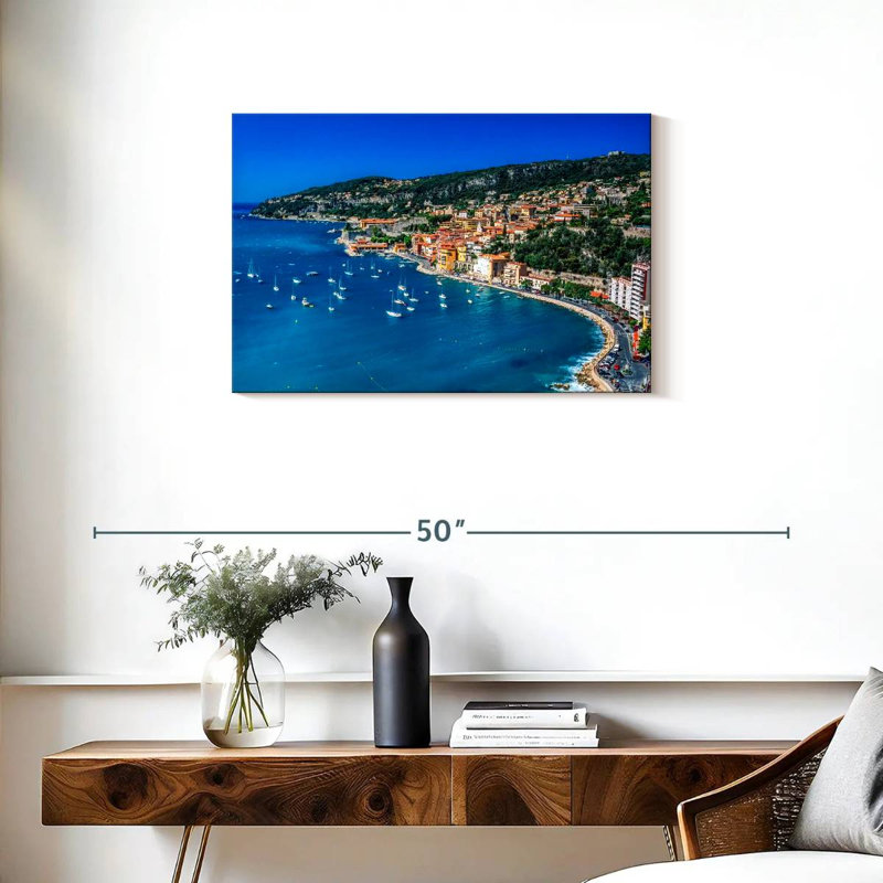 Gillard Villefranche-Sur-Mer Côte, H 20 po x l 30 po