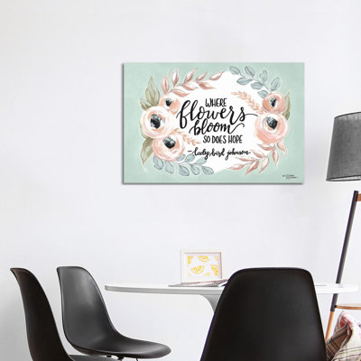 Where Flowers Bloom by Michele Norman - Wrapped Canvas Print