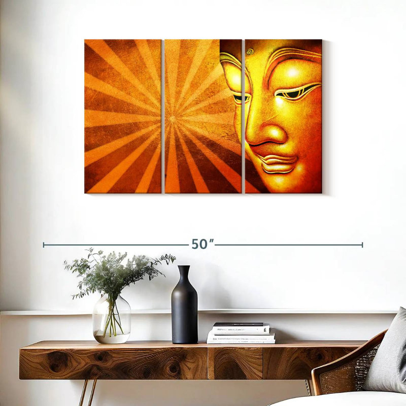 Leisha Dazzling Buddha, 24" H x 38" W