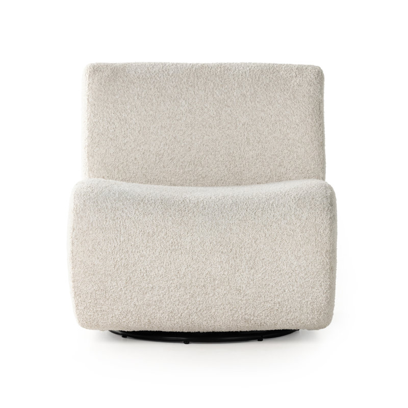 Siedell Swivel Lounge Chair, Sheldon Ivory