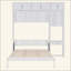 Lit escamotable mural avec bureau, armoire supérieure et tablettes de rangement, lit pliable peu encombrant-722115511-722115510