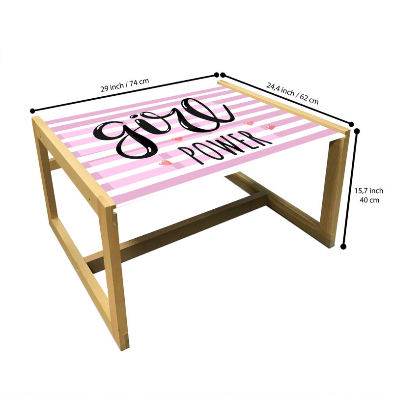Jahwan Sled Coffee Table, 62cm H x 74cm W x 40cm D