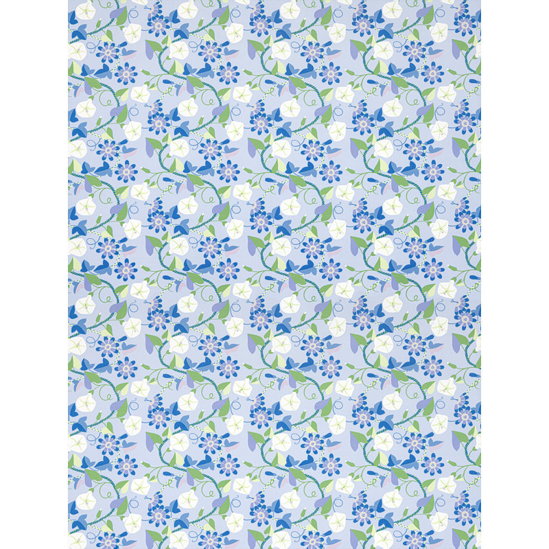 Performance 100% coton similicuir, Bleuet