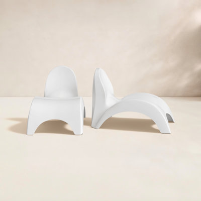 Ameswood Outdoor Armless Lounge Chair Set