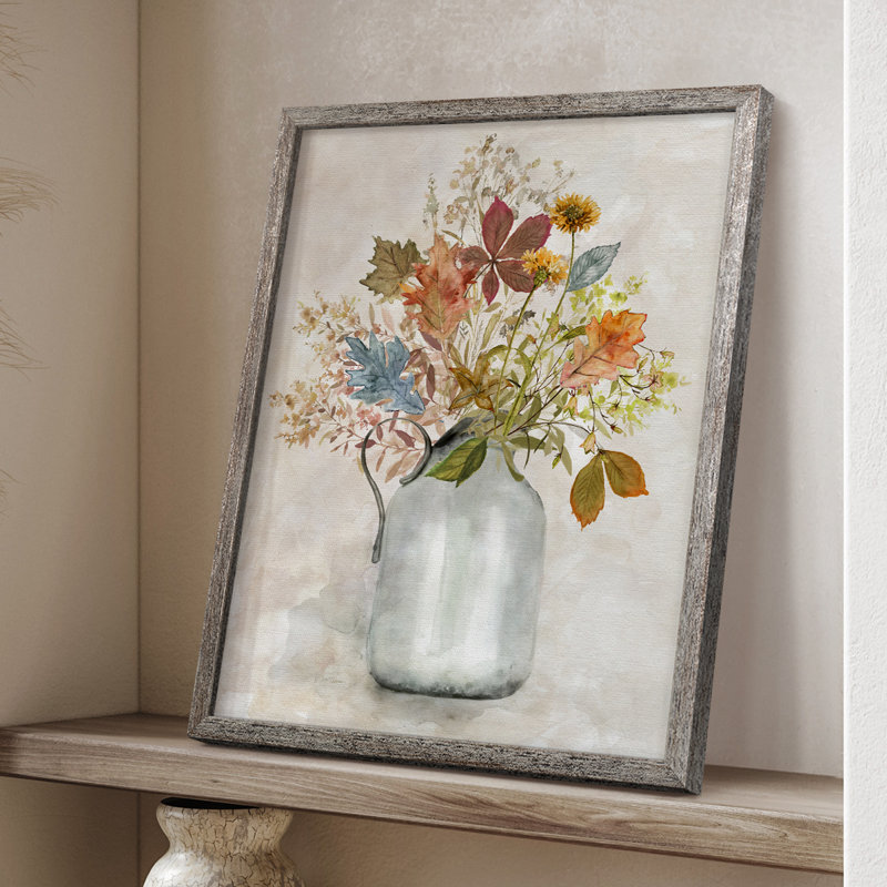 Autumn Bouquet I, reproduction encadrée - bois massif 49251, H 21 po x l 17 po