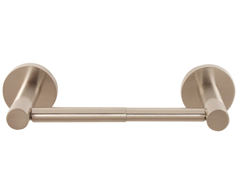 Contemporary I Wall Mount Toilet Paper Holder, Satin Nickel