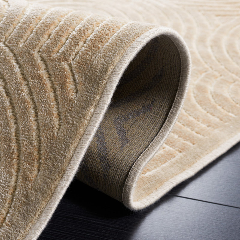 Tapis géométrique Pittenger Paradise Performance, Rectangle 4 pi x 5 pi 7 po